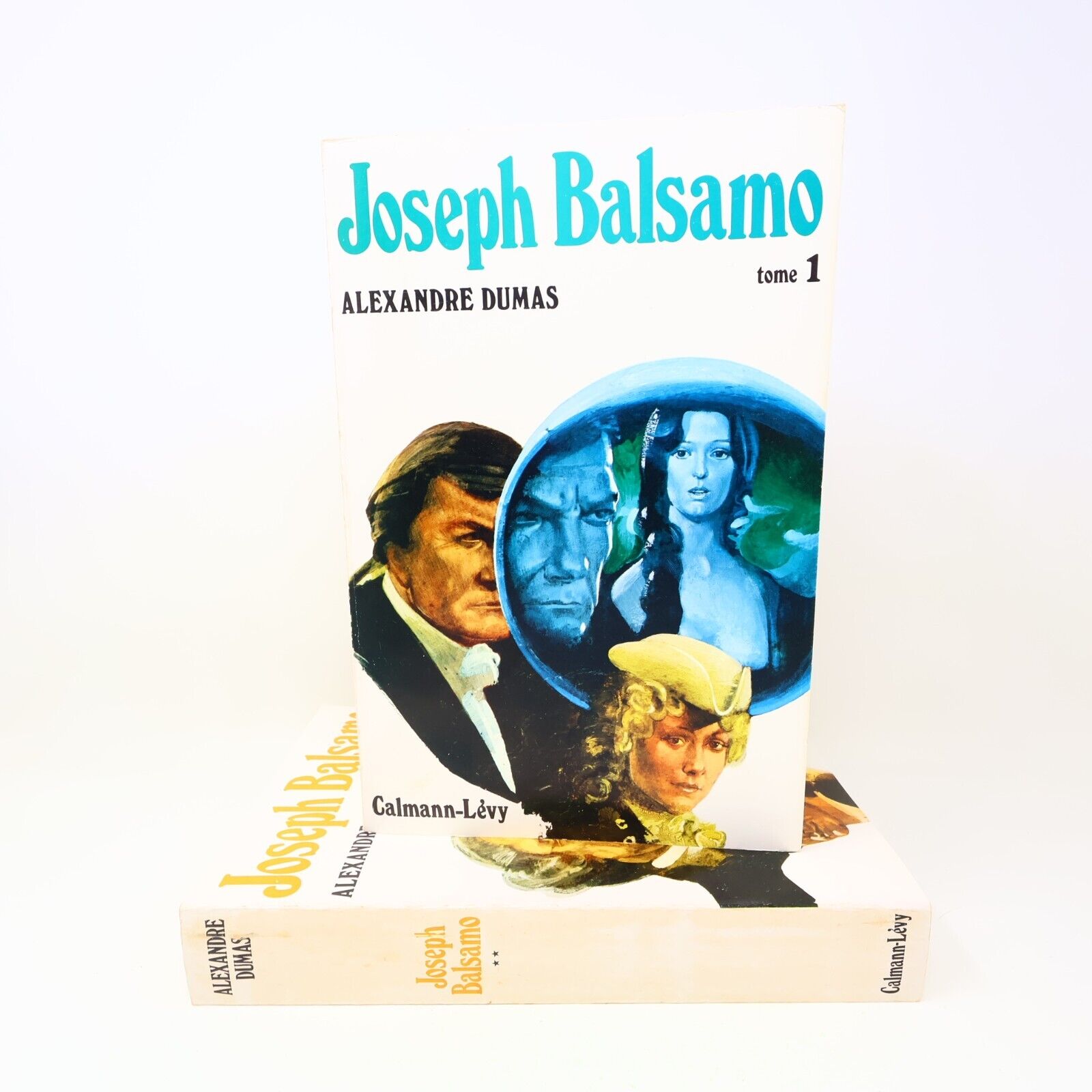 Lot 2 Joseph Balsamo #1-2 Alexandre Dumas Livres 1972 Série Complète Roman 70s