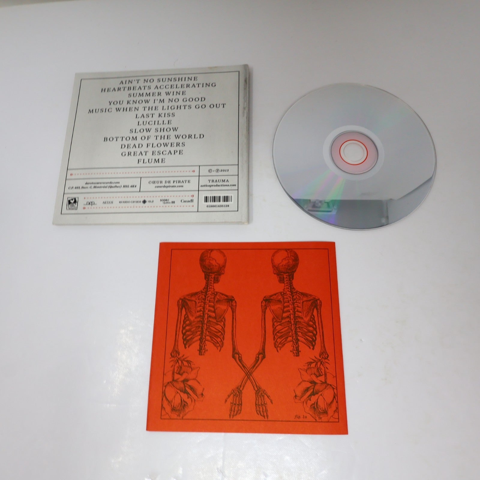 Cœur De Pirate Trauma CD Chansons de le Série Télé 2013 Dare To Care Records
