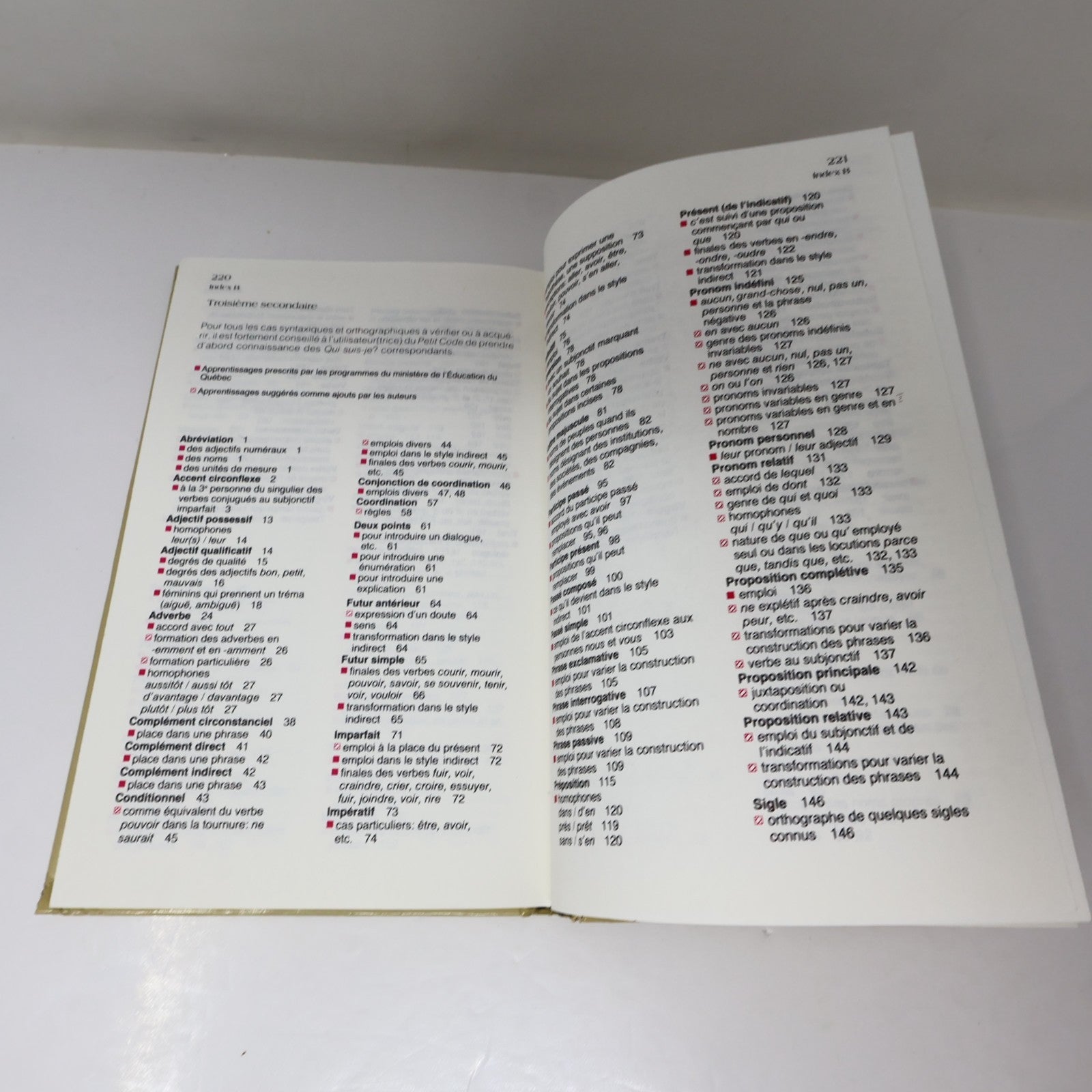 Le Petit Code Syntaxique et Orthographique Martin/Issenhuth 1986 HC Français 80s