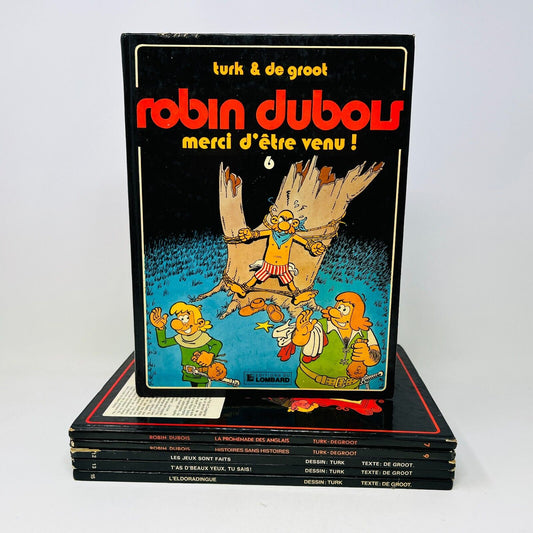 6x Robin Dubois Dargaud Turk & De Groot Lot Bandes Dessinées BD #6-7 9 12-13 15