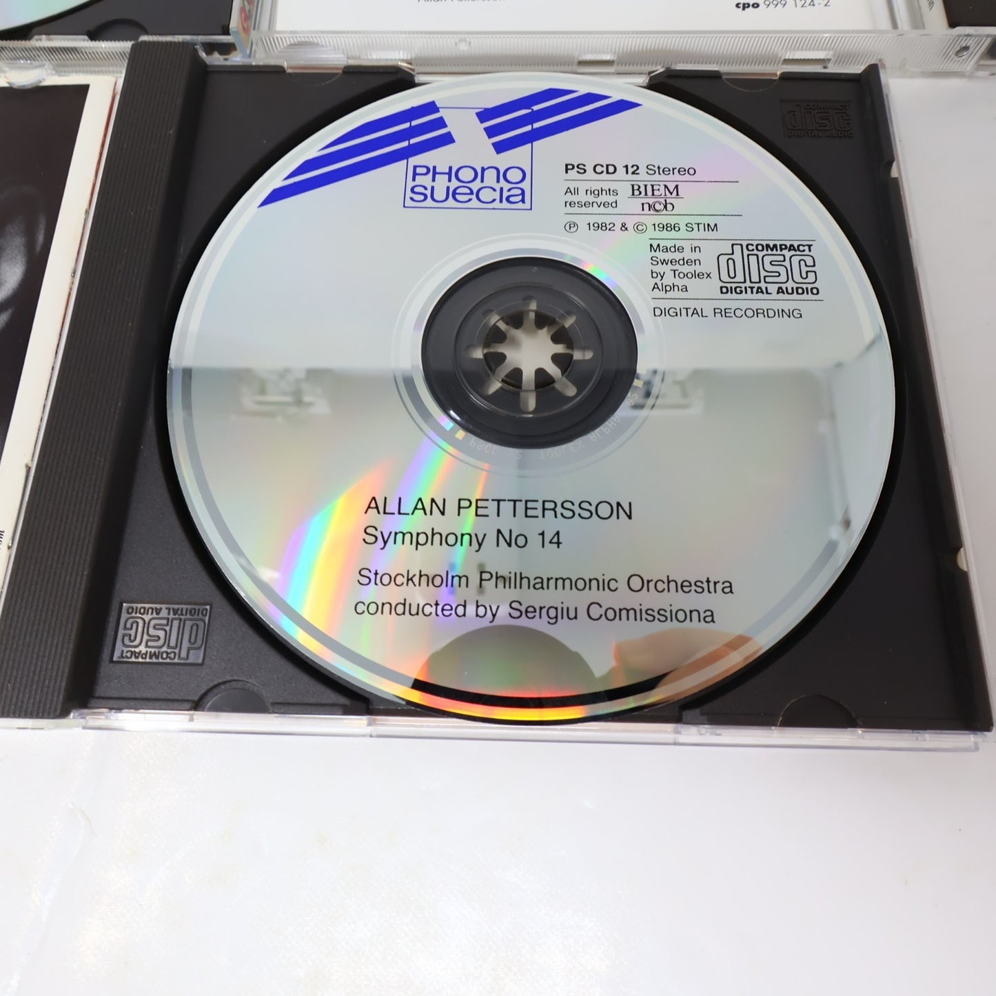 Allan Pettersson 3 CDs Lot Trojahn/Comissiona/Blomstedt Symphony #6 14