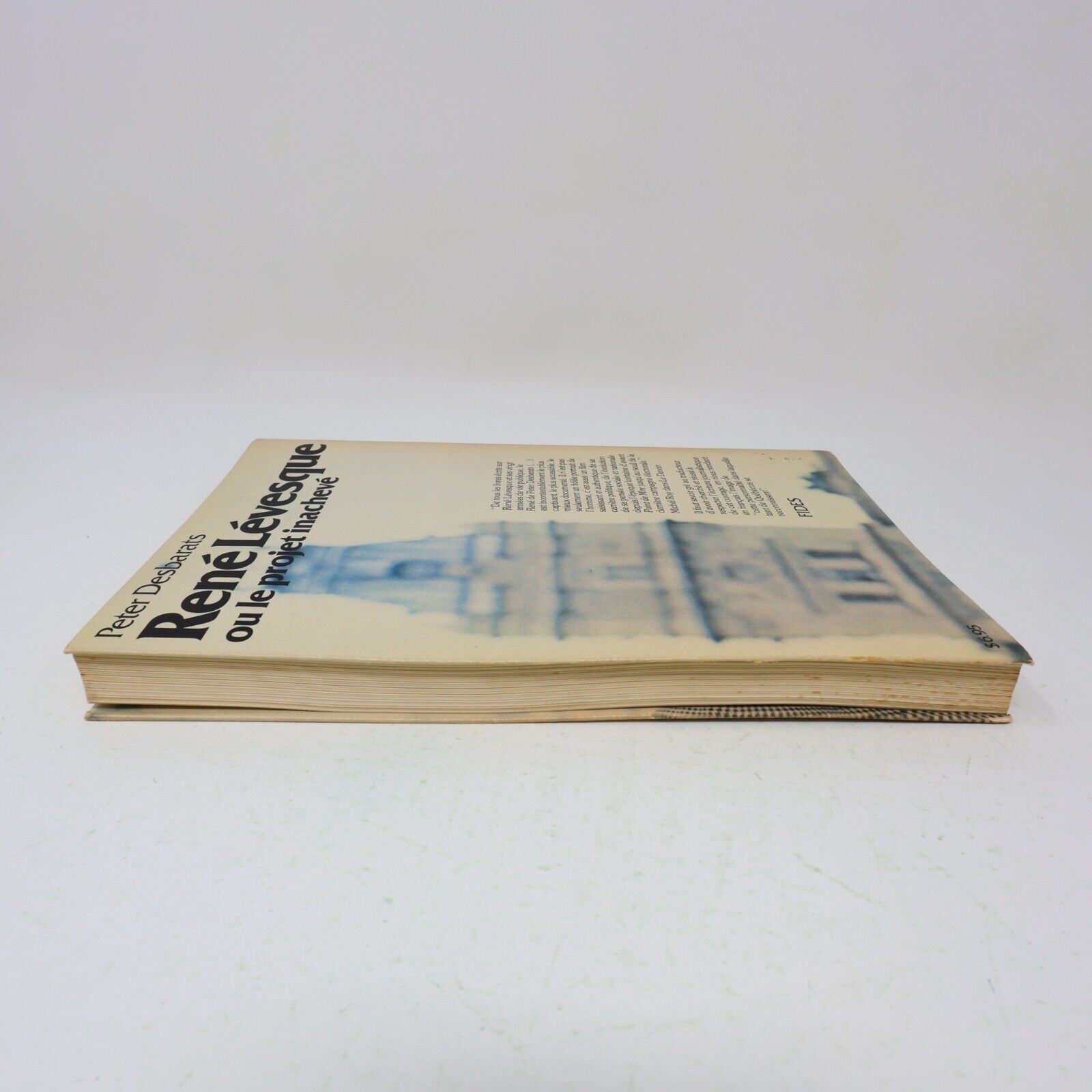 1977 René Lévesque ou le Projet Inachevé Peter Desbarats Biographie Politique PB