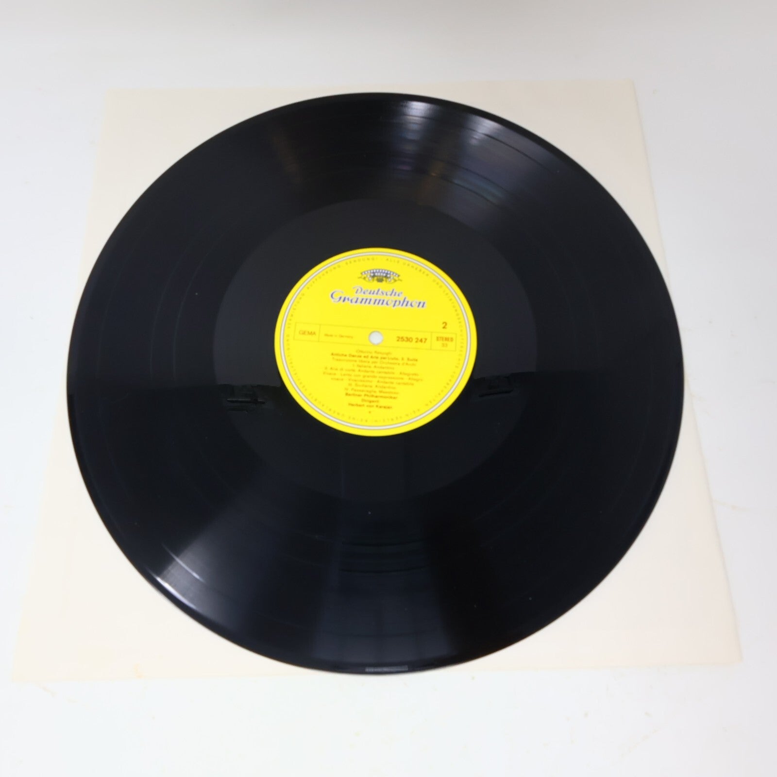 Herbert von Karajan Adagio Berliner Albinoni Pachelbel Respighi Record 2530 247