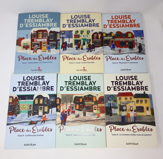 Place des Érables #1-6 Série Complète Lot 6 Livres Louise Tremblay-D'Essiambre