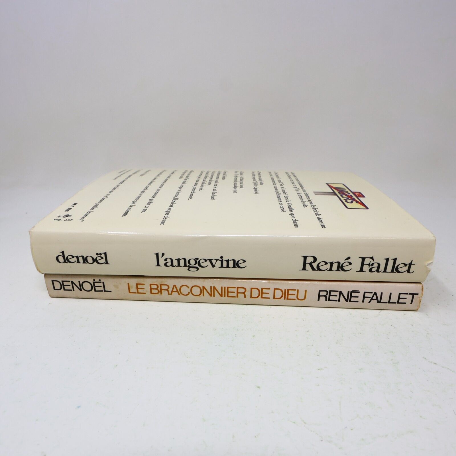 René Fallet L'Angevine Le Braconnier de Dieu Littérature Française Lot 2 Livres