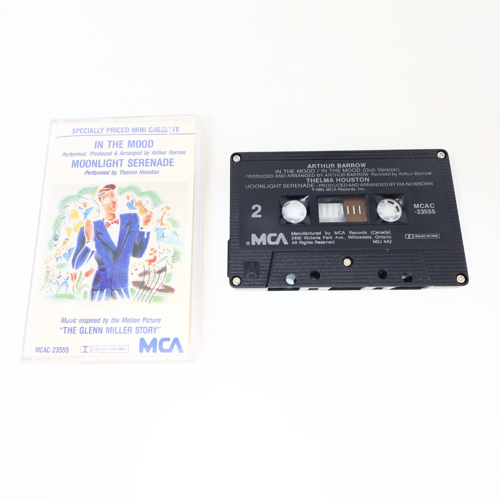 Arthur Borrow/Thelma Houston Cassette In the Mood/Moonlight Serenade MCA 1985