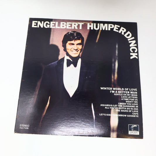 Engelbert Humperdinck Self Titled LP Record Vinyl Parrot PAS 71030 Canada 1969