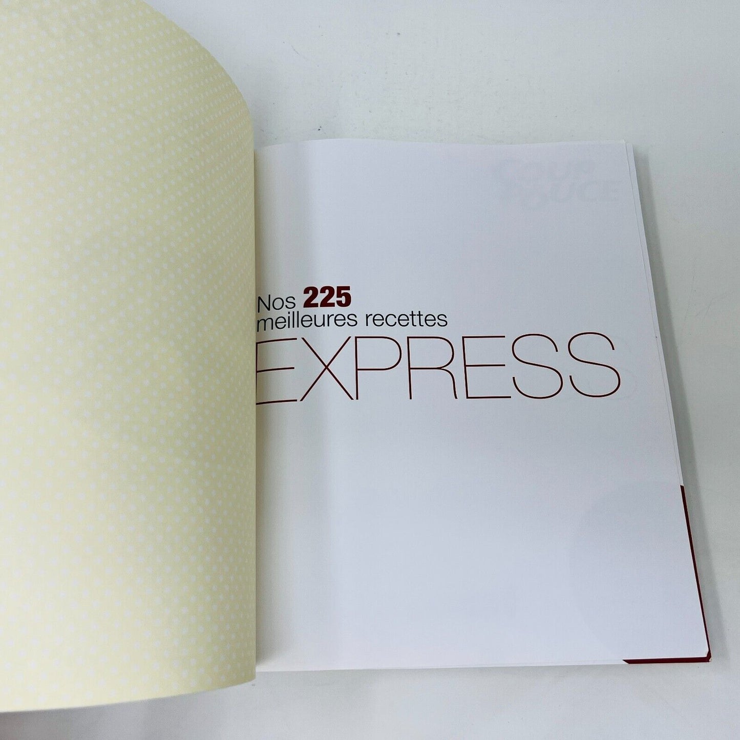 2012 Coup de Pouce Nos 225 Meilleures Recettes Express Livre Cuisine en Français
