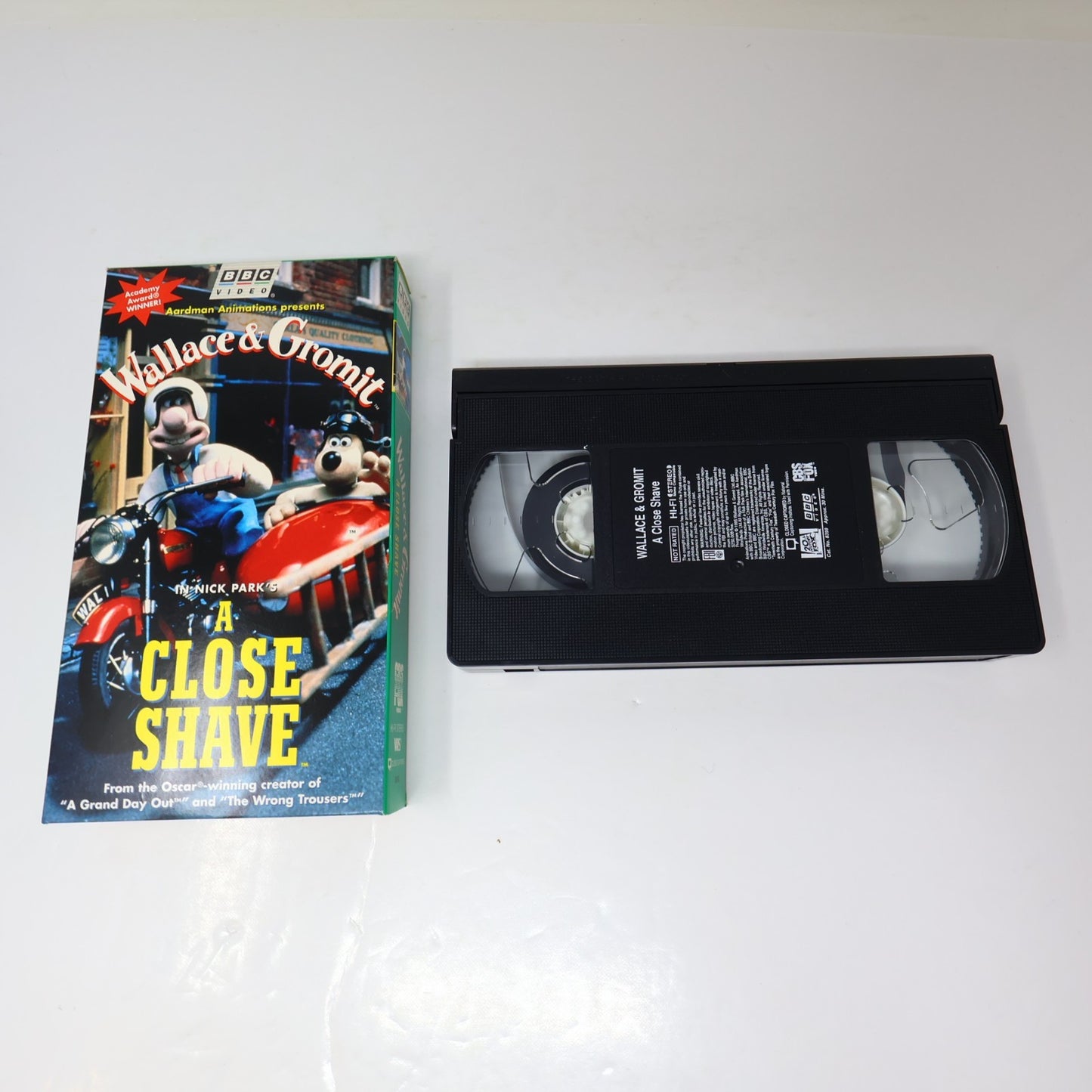 Wallace & Gromit Box Set VHS BBC NTSC Wrong Trousers/A Close Shave/Grand Day Out