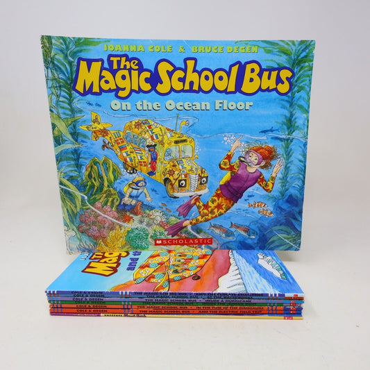 The Magic School Bus Lot 8 Books Joanna Cole Illustrated Scholastic 90s Science