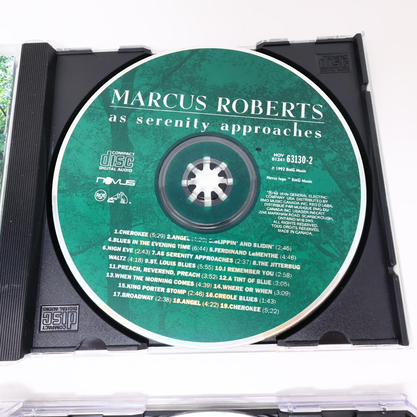 Marcus Roberts 2 CD Lot Novus Jazz As Serenity Approaches/If I Could Be With You
