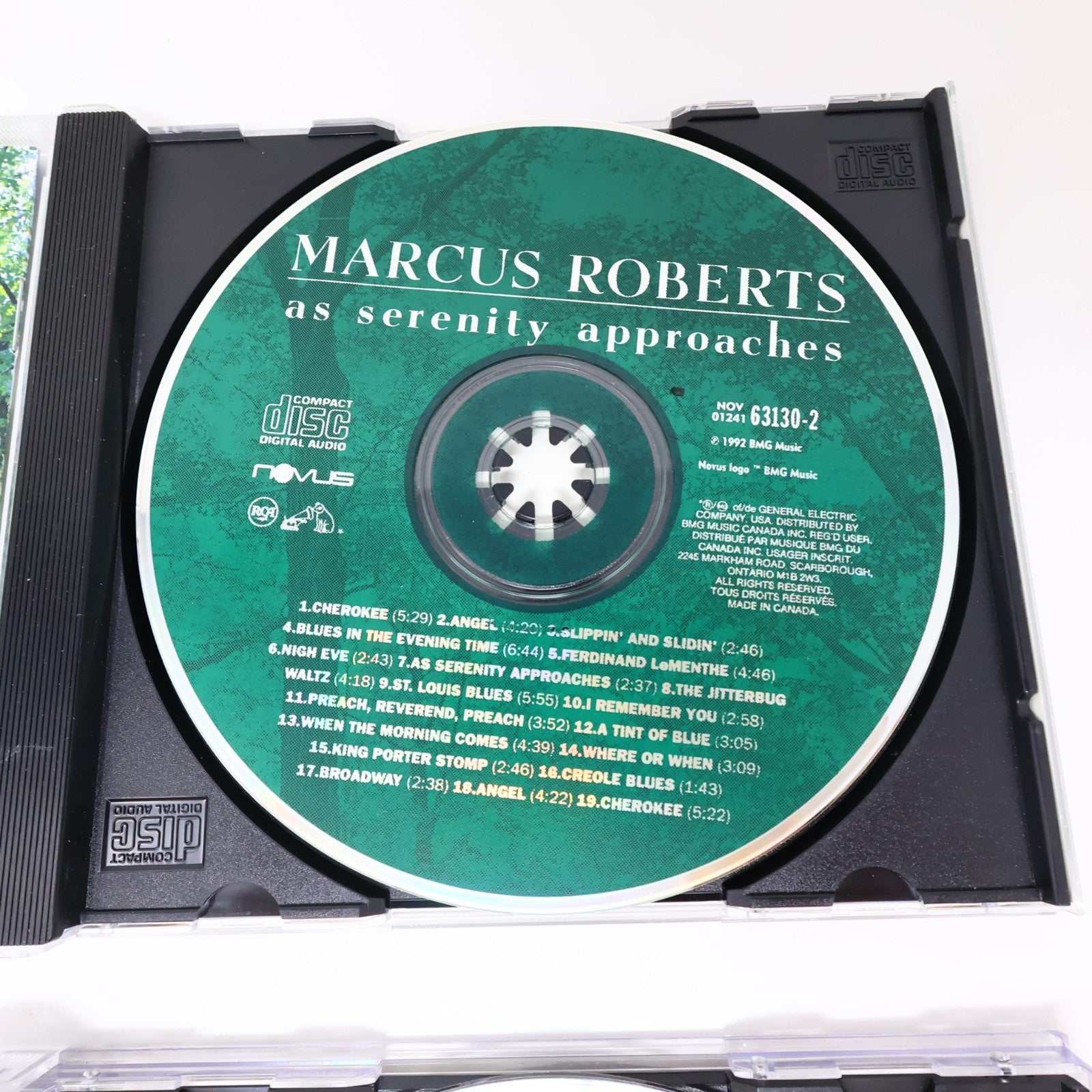Marcus Roberts 2 CD Lot Novus Jazz As Serenity Approaches/If I Could Be With You