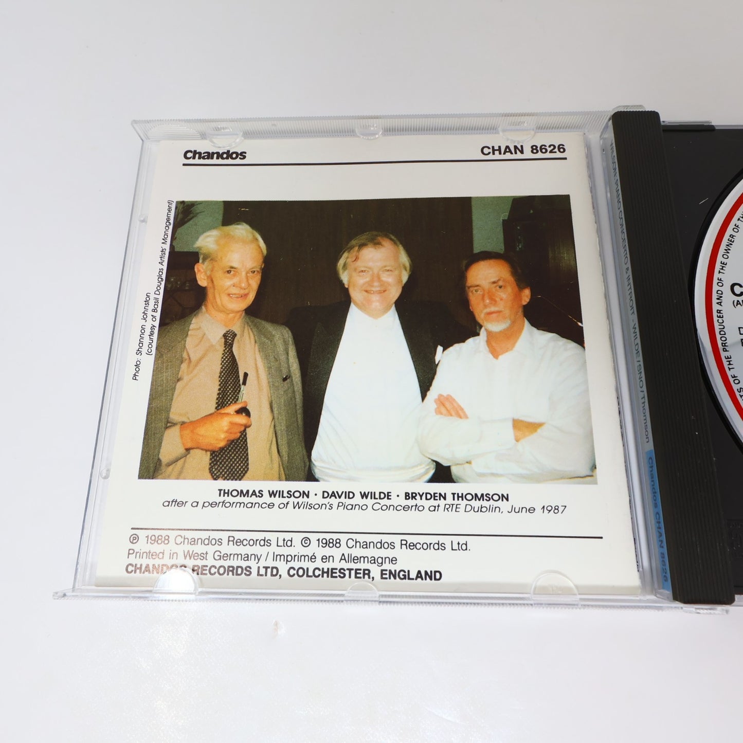 Piano Concerto/Introit (Towards the Light...) CD Thomas Wilson/David Wilde
