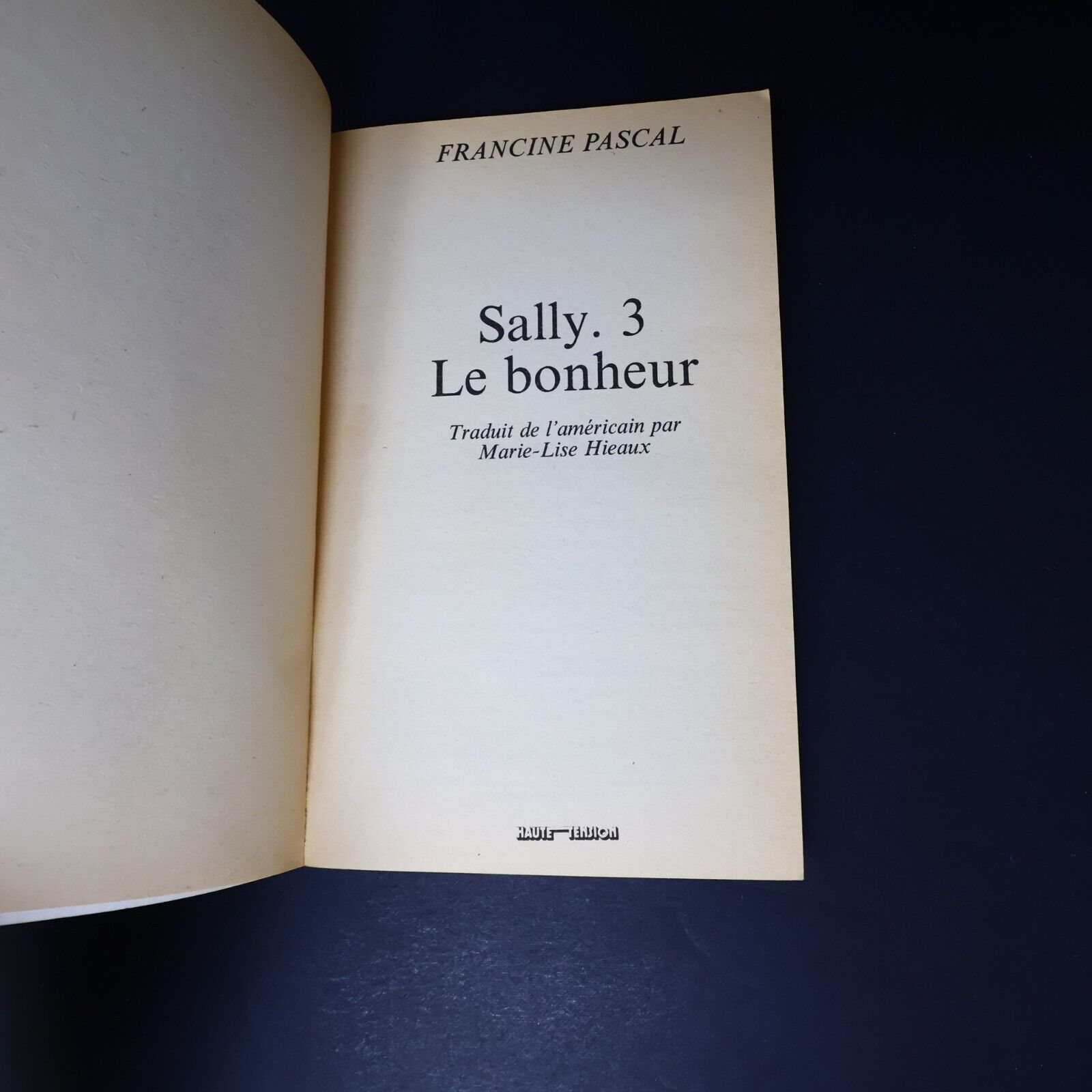 Lot 8 Livres Haute Tension Sweet Dreams Sun Valley Hachette Français Vintage 80s
