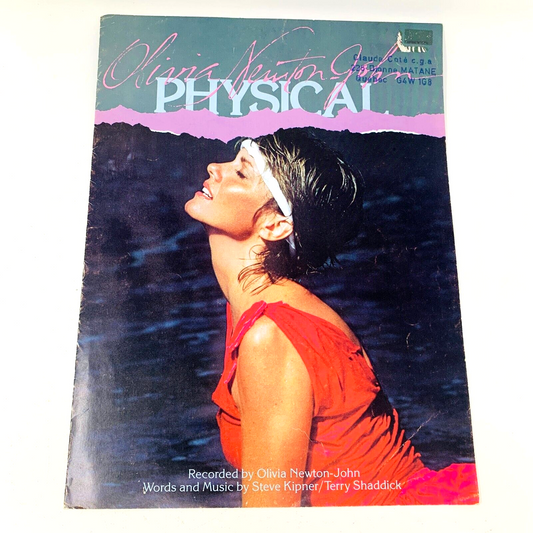 1981 Olivia Newton John Physical Sheet Music Steve Kipner & Shaddick Cherry Lane