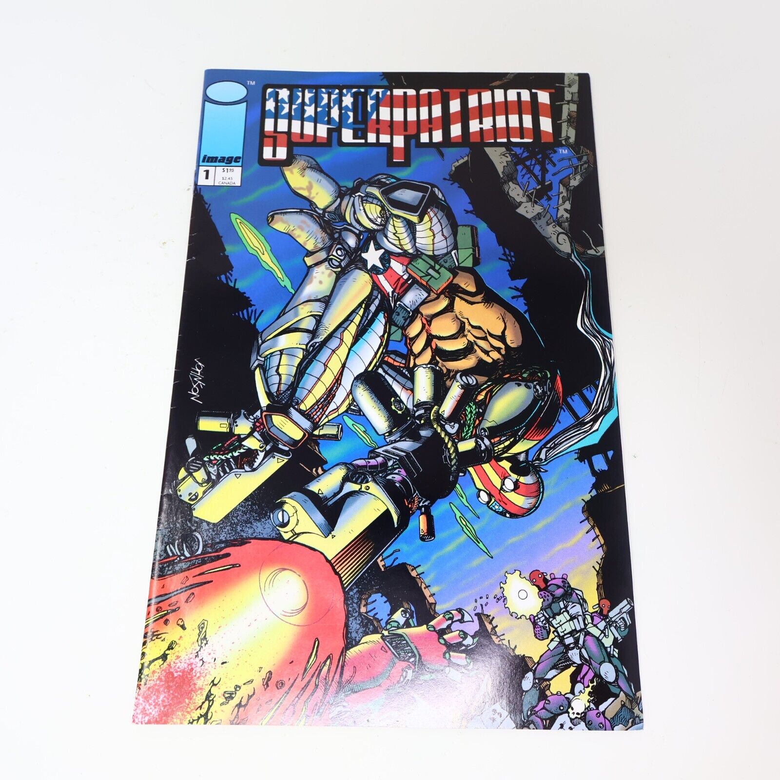 Lot 4 Comics SuperPatriot #1-4 Erik Larsen/Keith Giffen Image 1993 90s