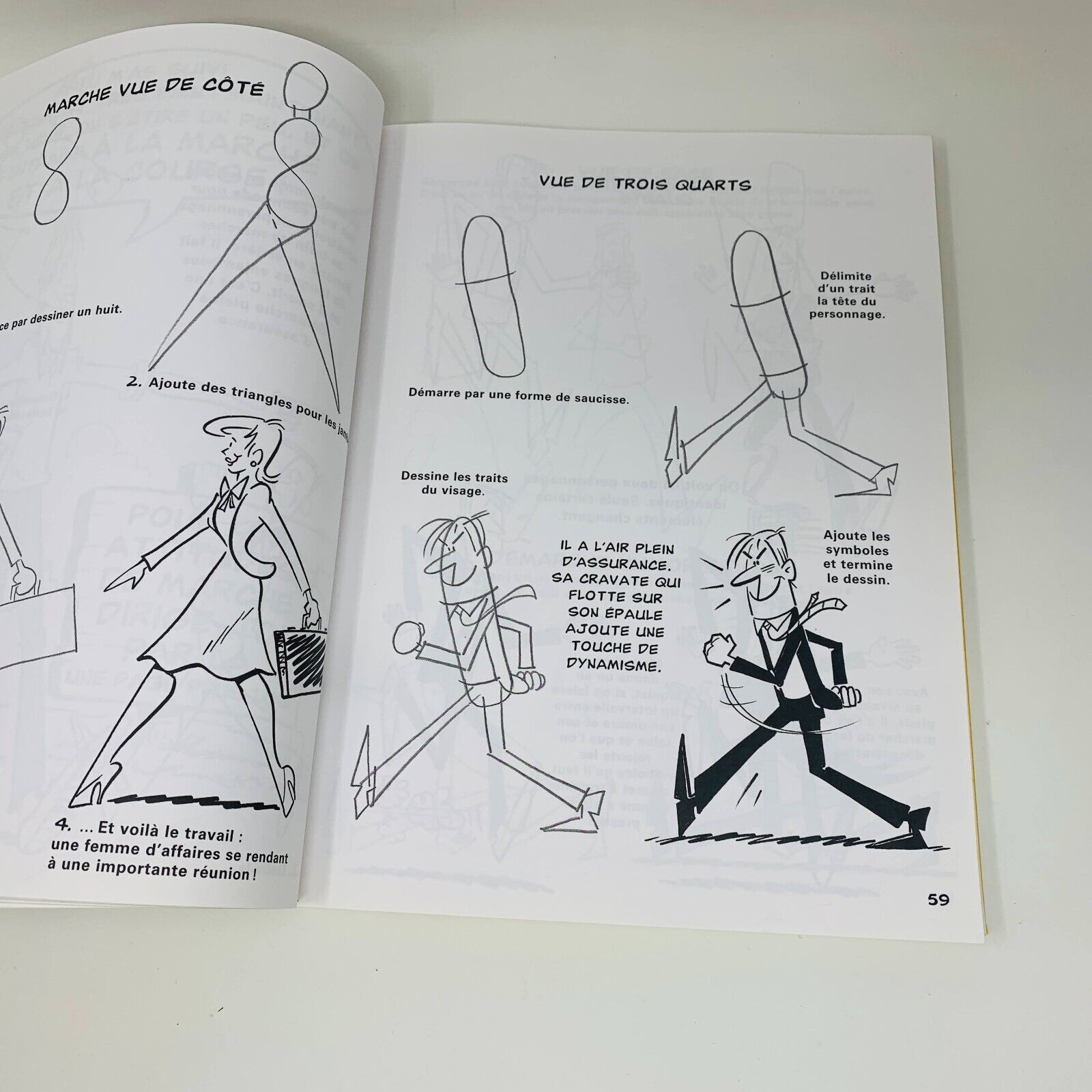 2000 La BD Sans Peine Personnages et Portraits Livre Bruce Blitz Dessin Français