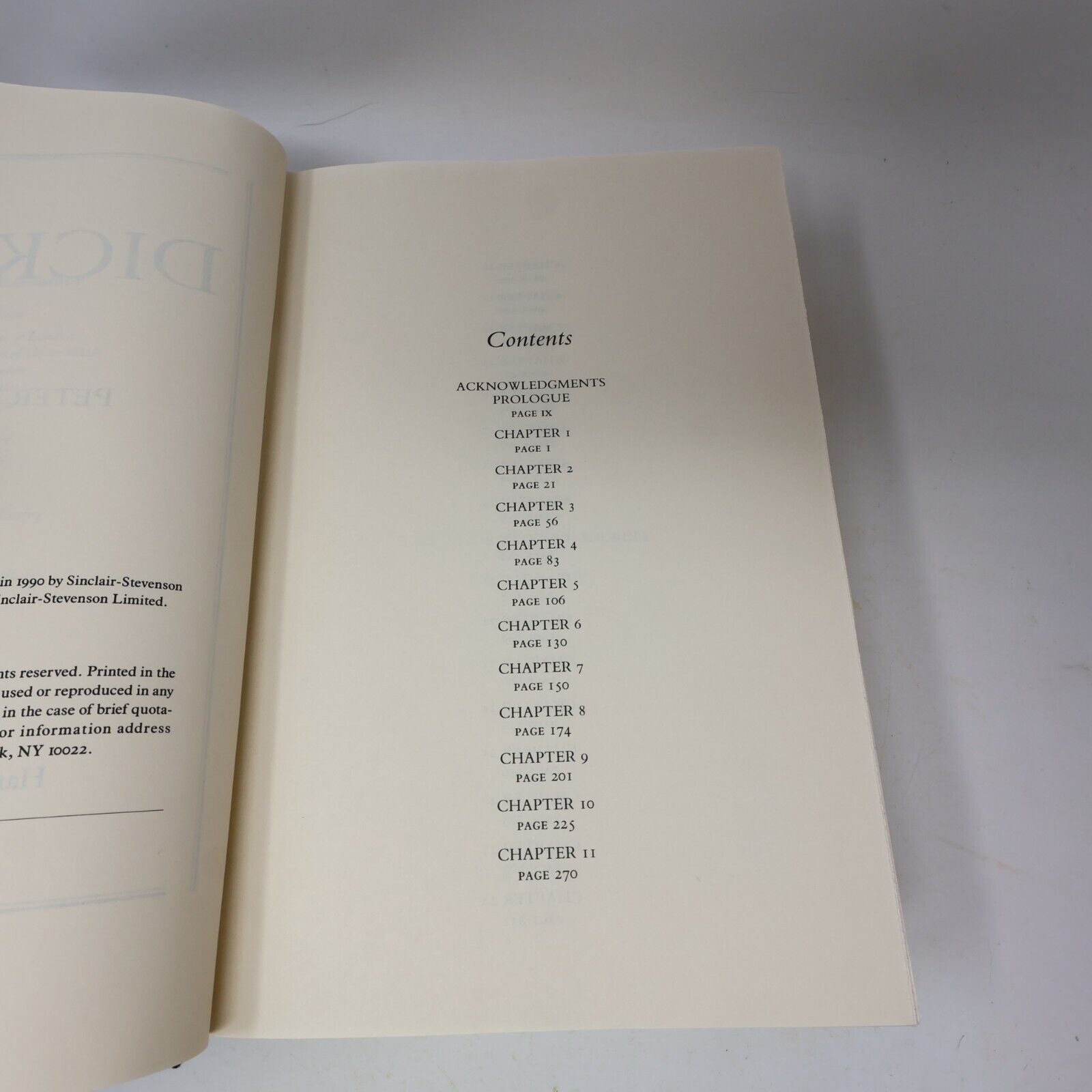 1990 Dickens Peter Ackroyd Harpercollins Hardcover HC Biography Book 90s DJ