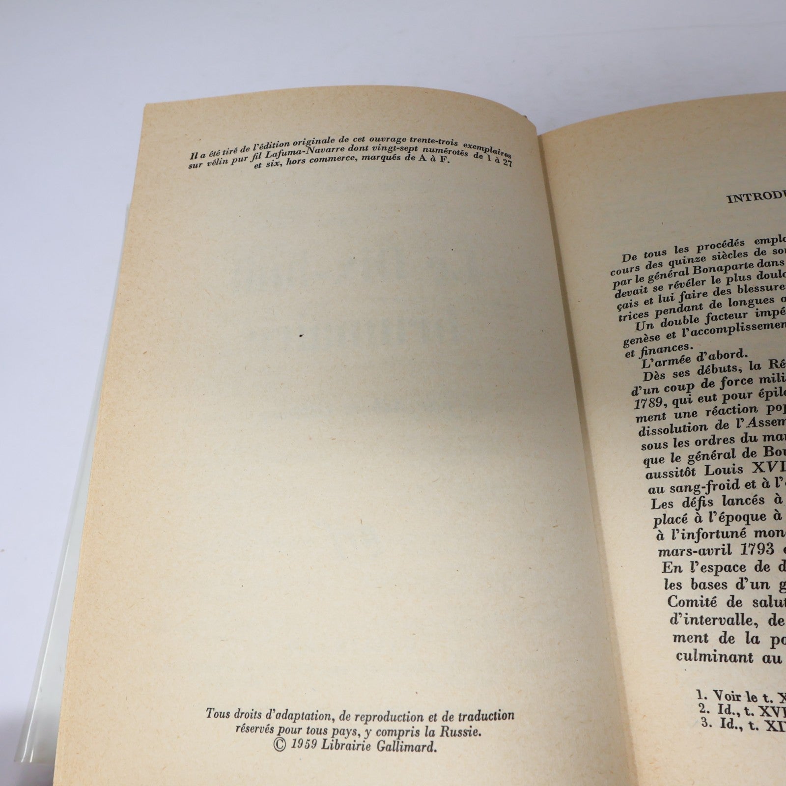 Le Dix-Huit Brumaire Albert Ollivier Nrf Gallimard 1959 HC Napoléon Bonaparte
