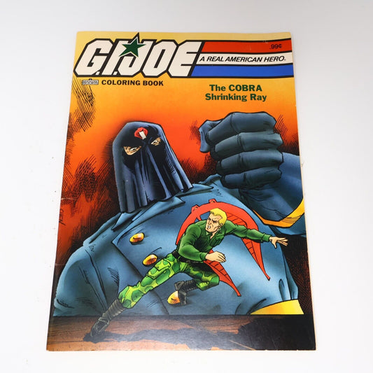 1988 The COBRA Shrinking Ray Coloring Book G.I. Joe by S.M. Ballard Paperback PB