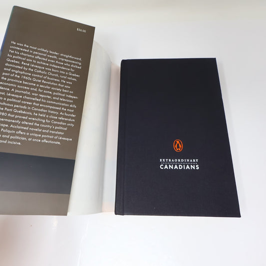 Extraordinary Canadians Réne Lévesque Signed by Daniel Poliquin Penguin Canada