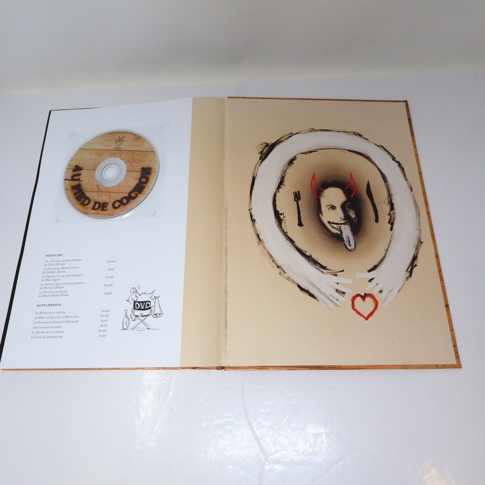 Au Pied de Cochon l'Album + Dvd Martin Picard 2006 HC Français French Restaurant