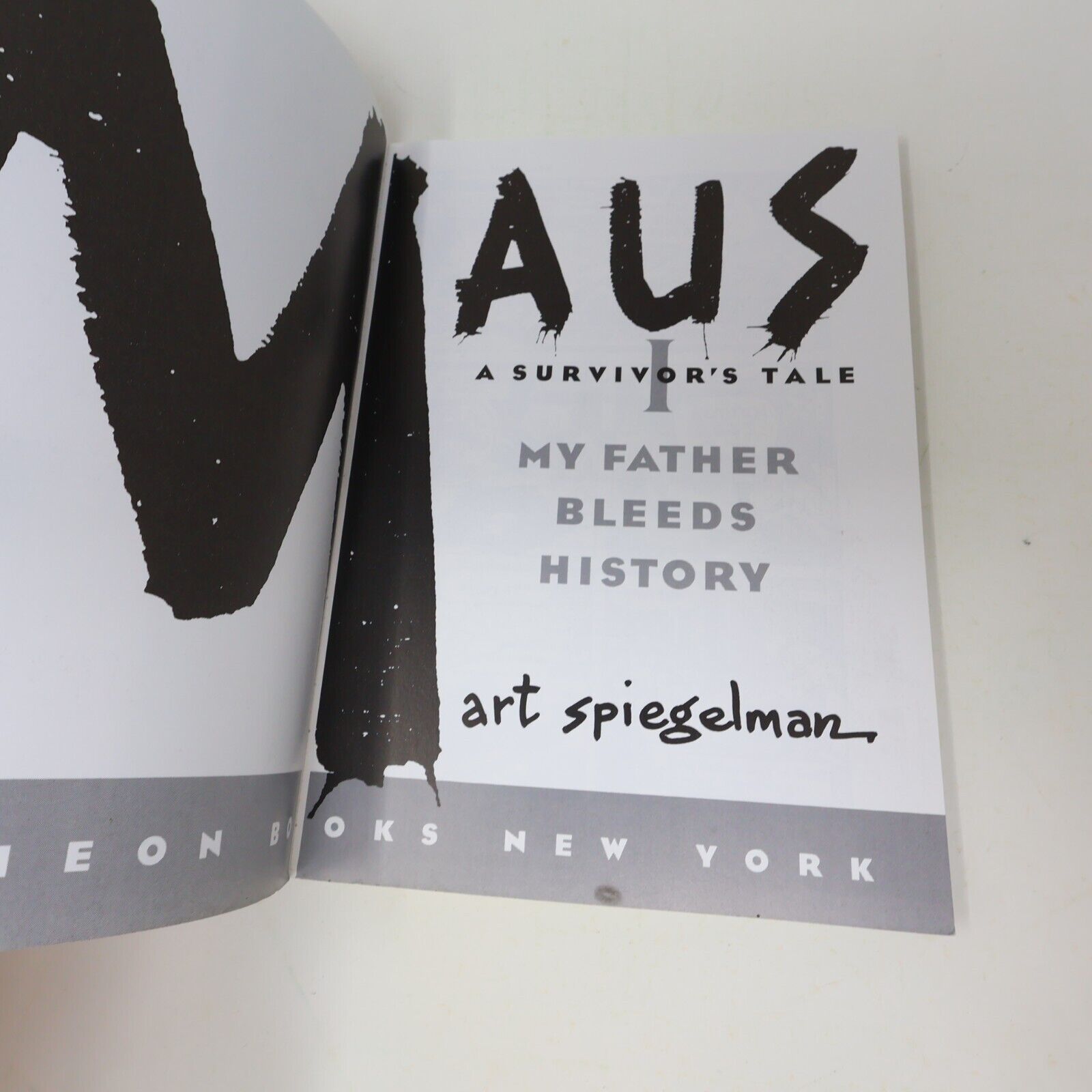 Maus a Survivor's Tale #1-2 Lot 2 Comics Art Spiegelman Complete Set Illustrated