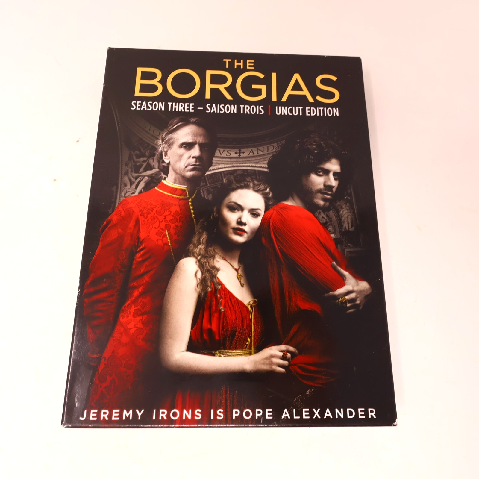 The Borgias Complete Series Uncut Season #1-2-3 DVD Set NTSC English & Français