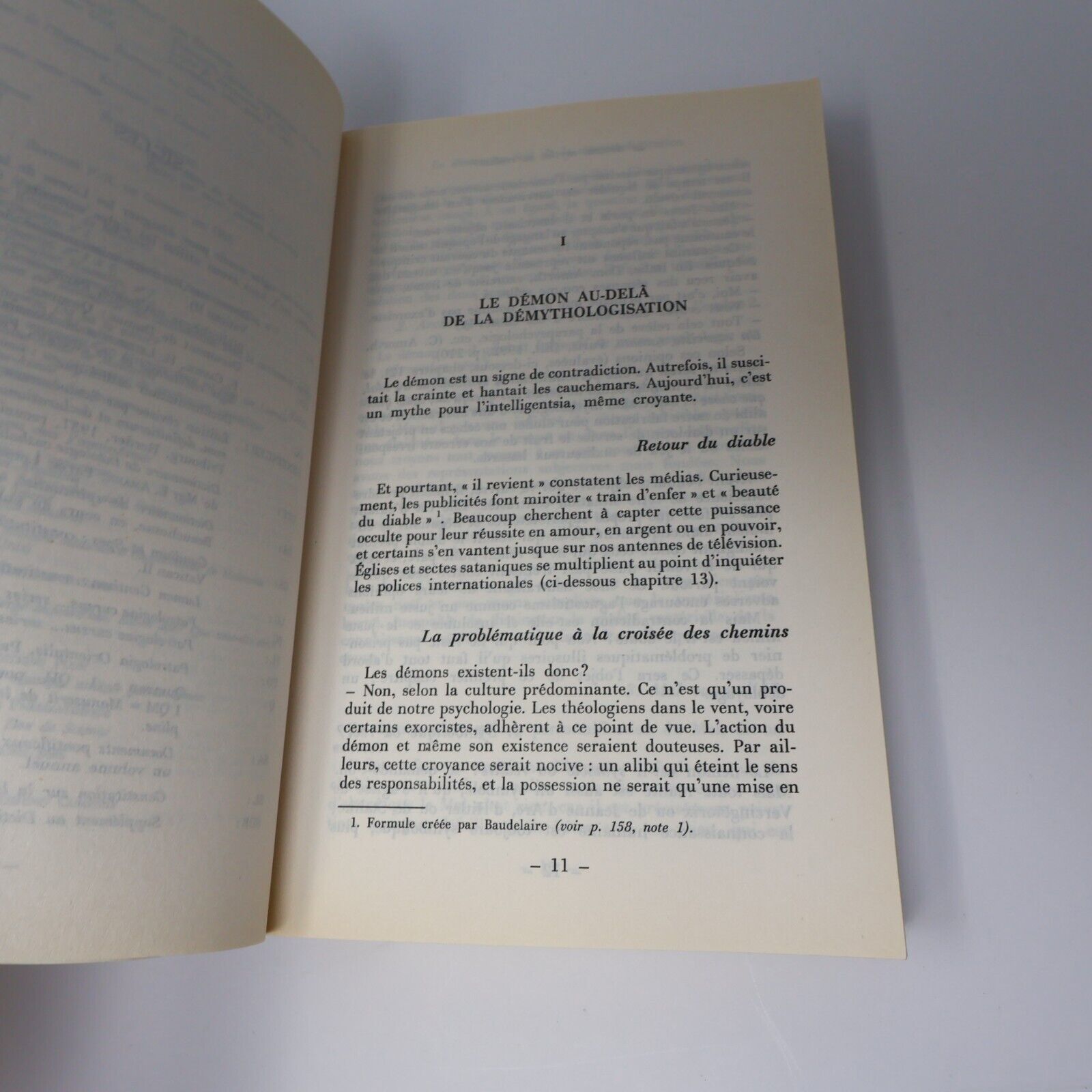 1995 Le Démon Mythe ou Réalité? de René Laurentin Paperback PB Fayard Religion
