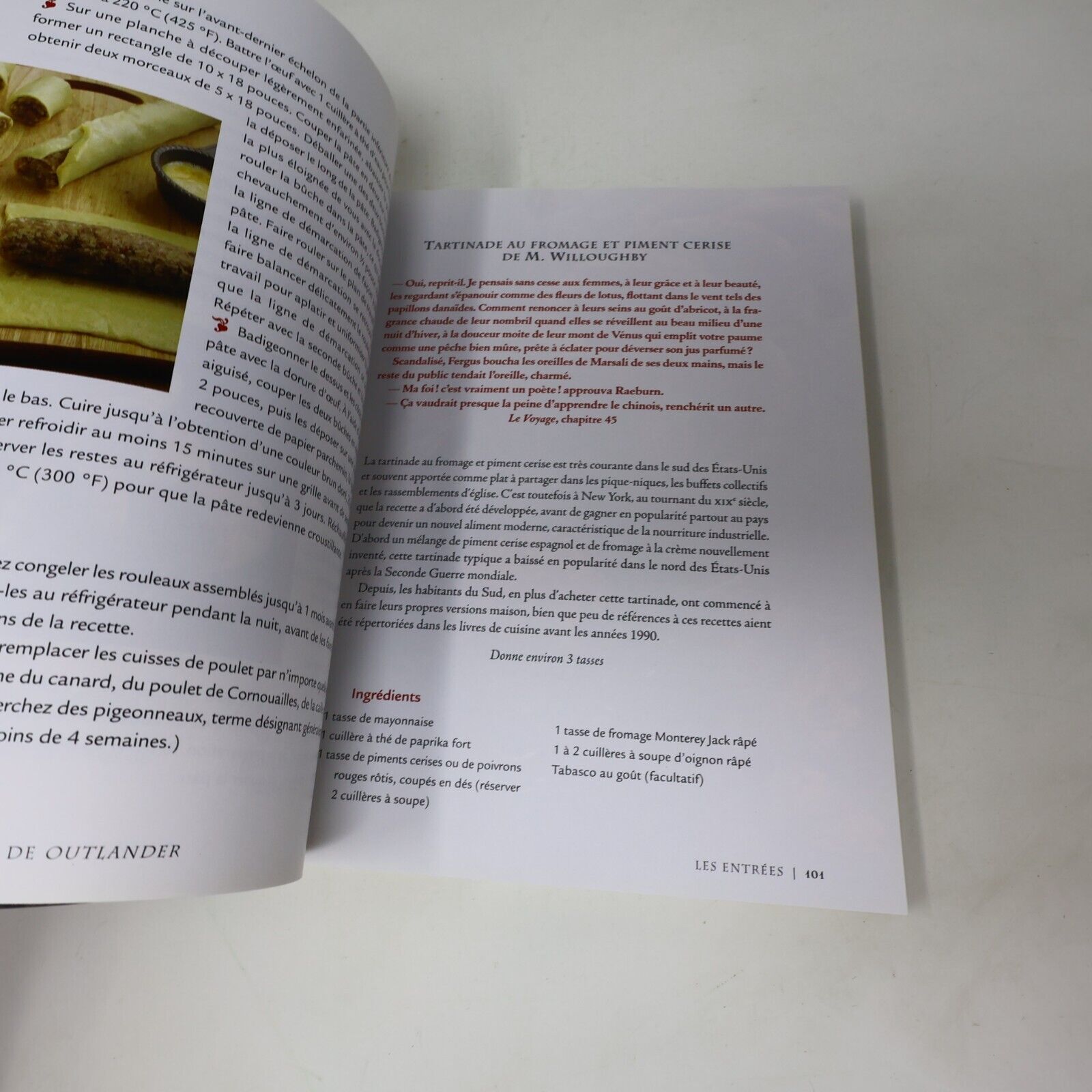 2017 Dans la Cuisine de Outlander Le Chardon et le Tartan Recettes Trécarré PB
