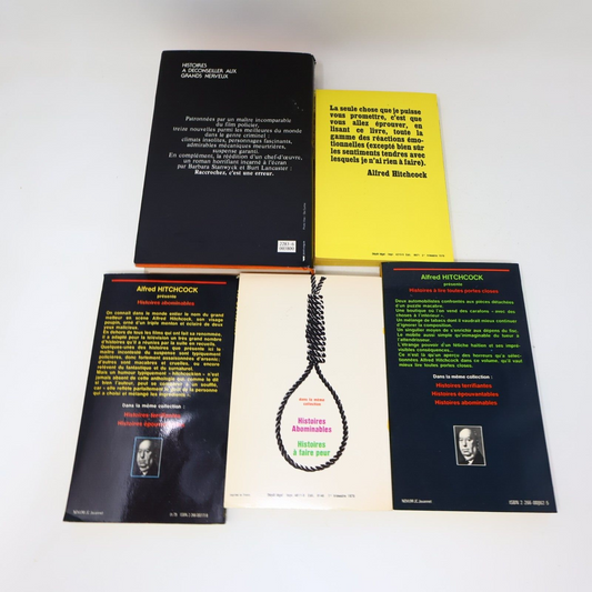 Alfred Hitchcock Horreur Thriller Lot 5 Livres Histoires Abominables Français