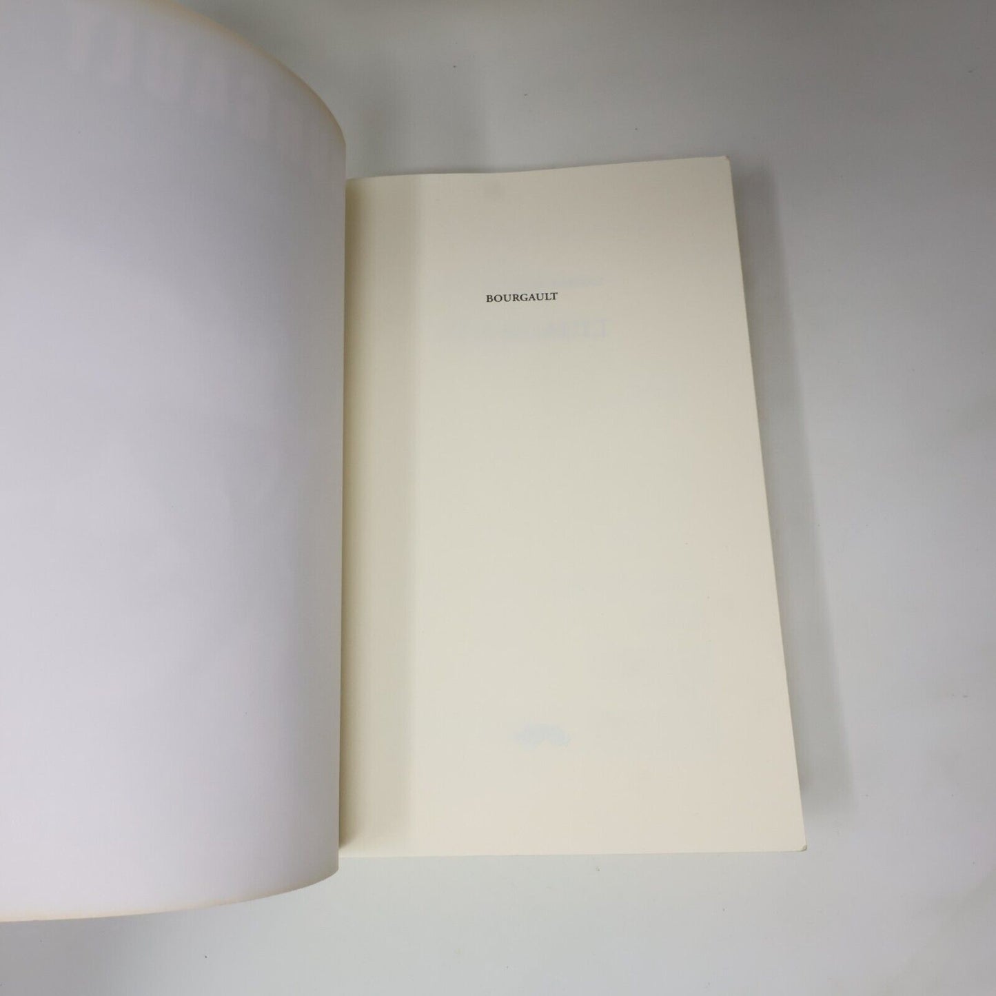 2007 Bourgault de Jean-François Nadeau Biographie Politique Québec Luxediteur PB