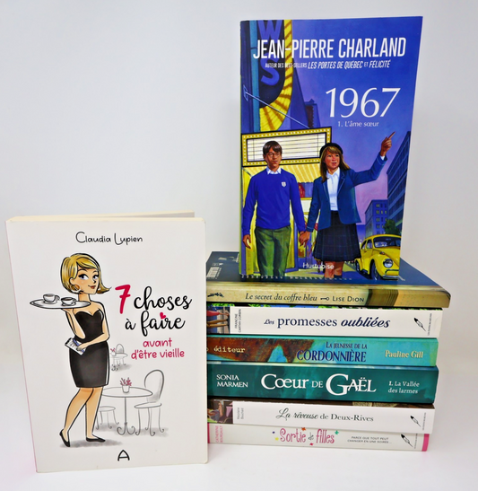 Littérature Québécoise Roman Lot 8 Livres Dion/Corbin/Gill/Marmen/Charland PB