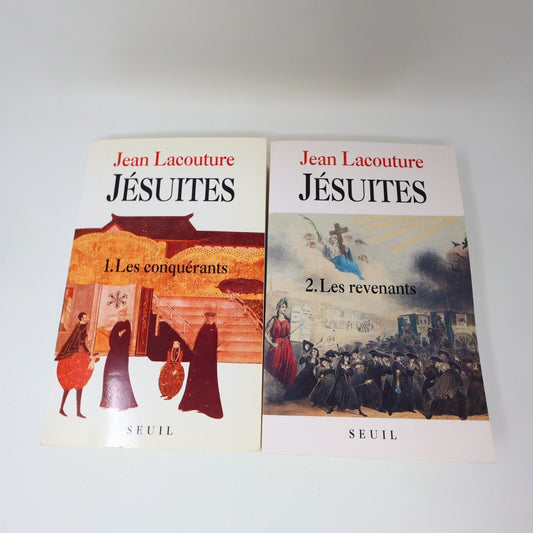 Jésuites #1-2 Spiritualité Religion Histoire Lot 2 Livres Jean Lacouture French