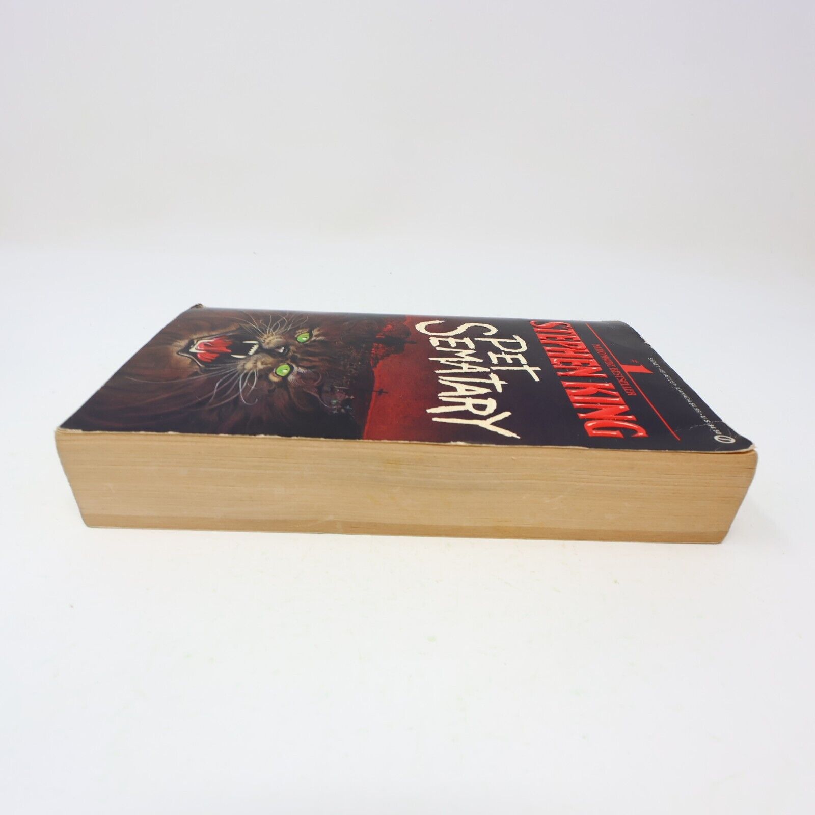 1984 Pet Sematary Stephen King Horror 2nd Print Signet Paperback Book 80s PB