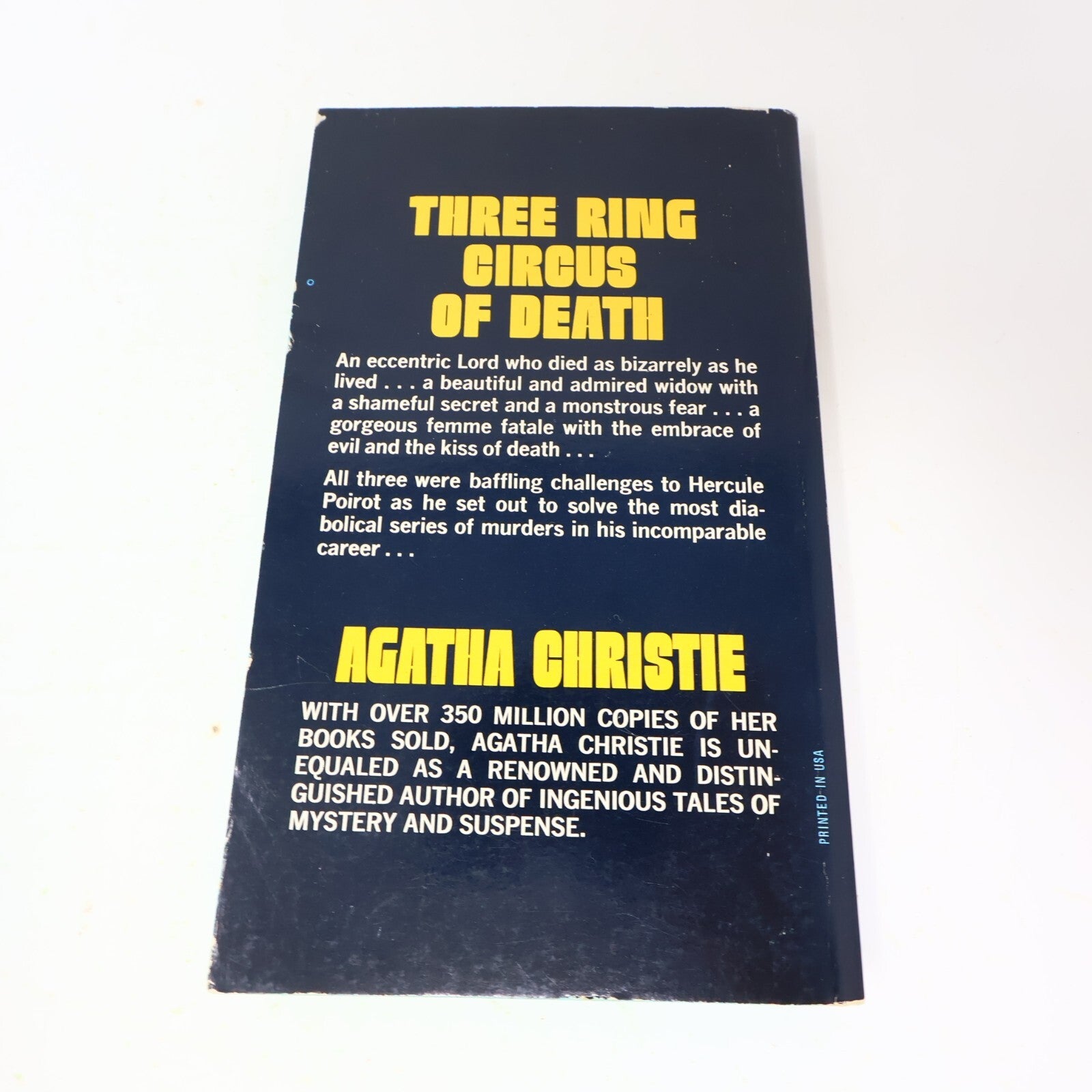 Agatha Christie 2 Books Lot Poirot Appointment With Death/Dead Man's Mirror 1971