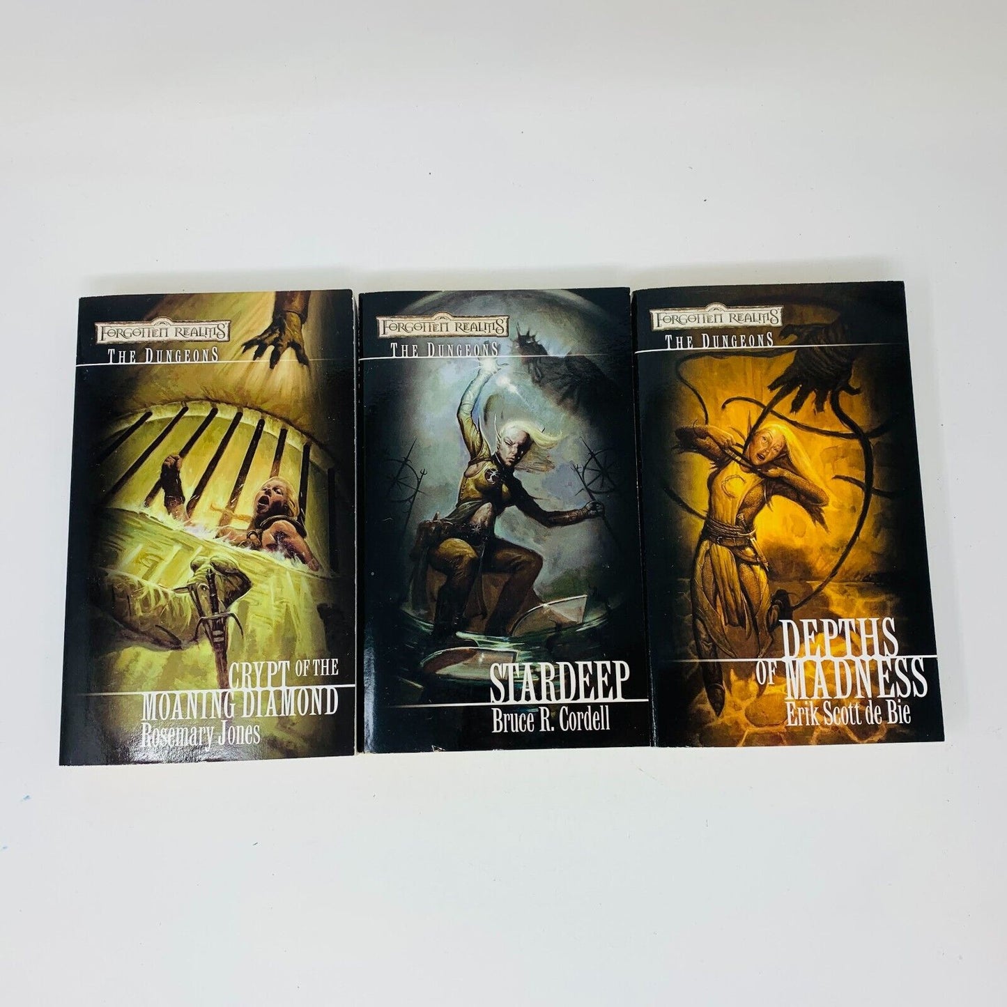 The Dungeons #1 3-4 Forgotten Realms Lot Incomplete Serie WOC Depths of Madness