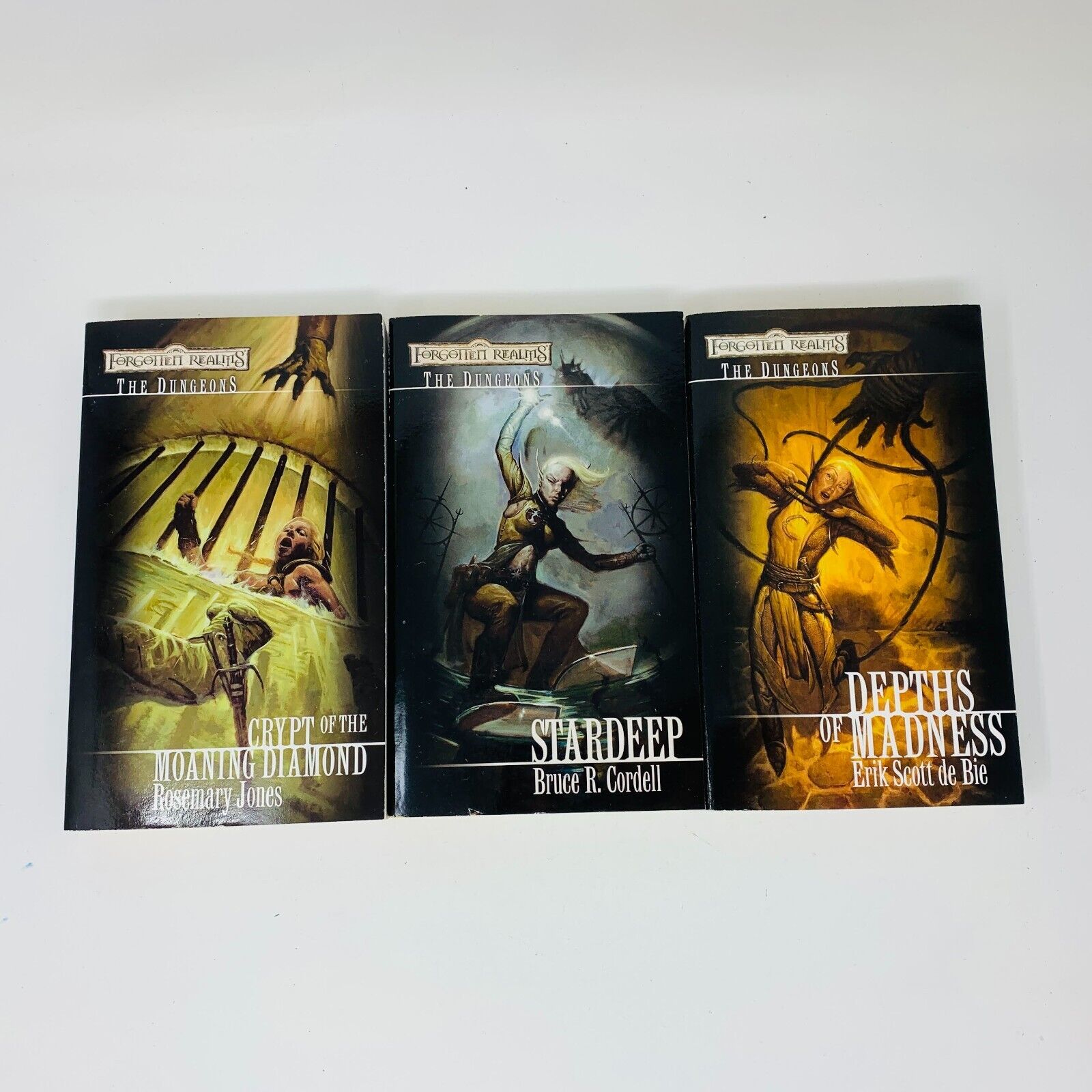 The Dungeons #1 3-4 Forgotten Realms Lot Incomplete Serie WOC Depths of Madness