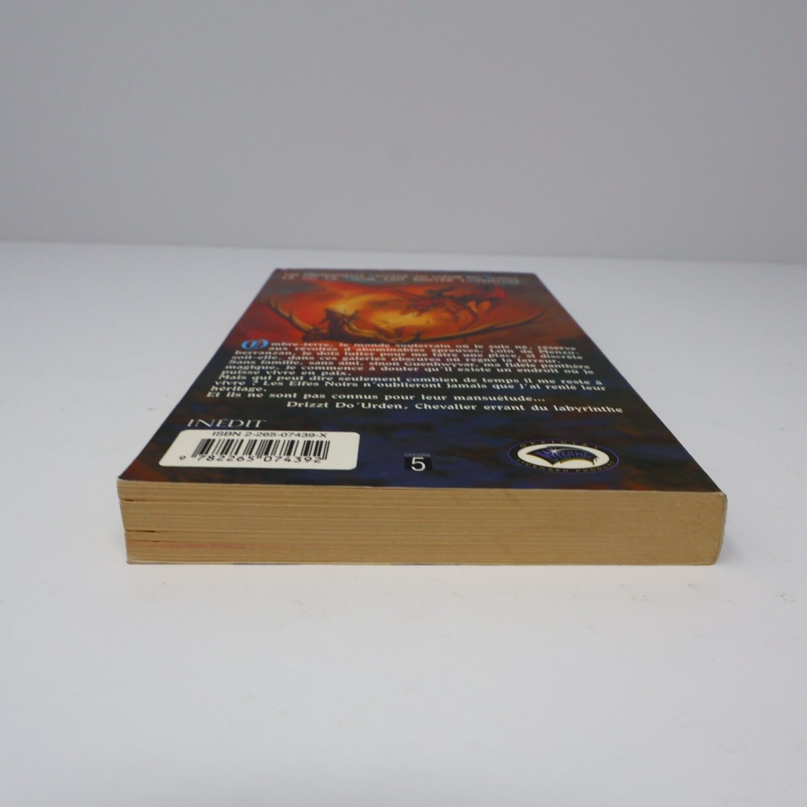 1990 Terre d'Exil Royaumes Oubliés #5 de R. A. Salvatore Forgotten Realms PB 90s