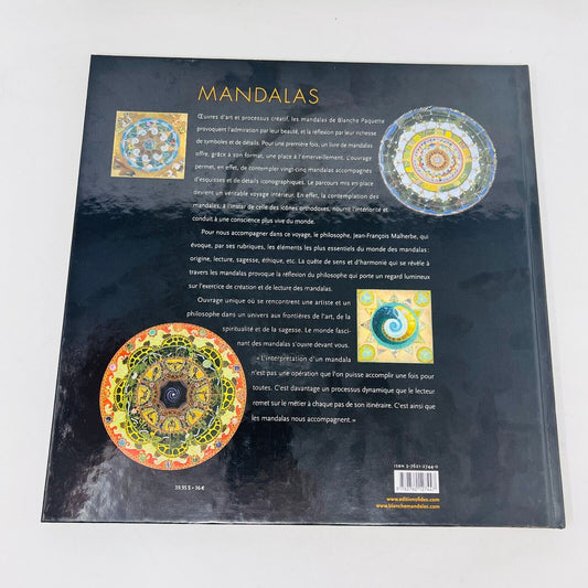 2006 Mandalas Oeuvre de Blanche Paquette Monographie d'Artiste Français Livre HC