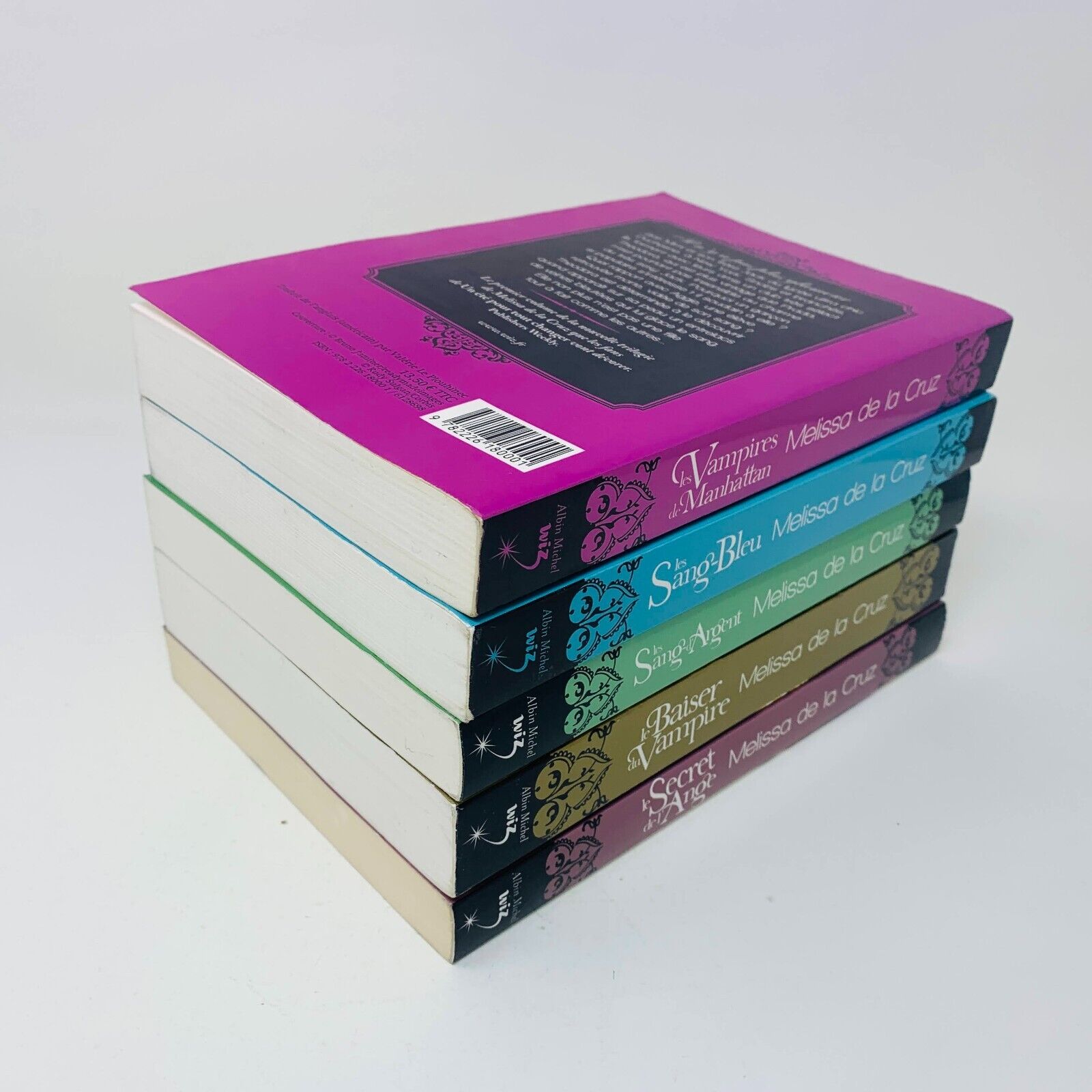 Les Vampires de Manhattan #1-5 de Melissa de la Cruz Lot Français Blue Bloods PB