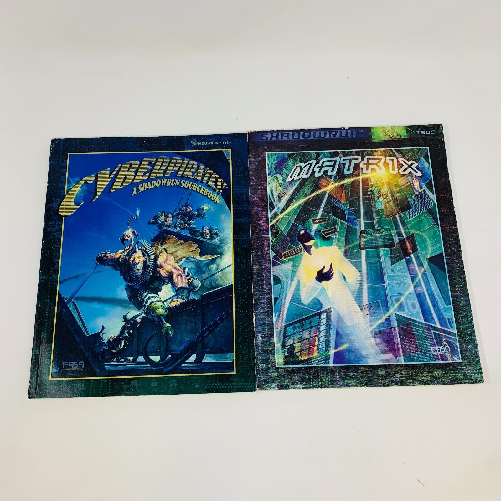 9x Shadowrun RPG Books Lot Sourcebook Companion Man Machine Cyberware 90-2000s