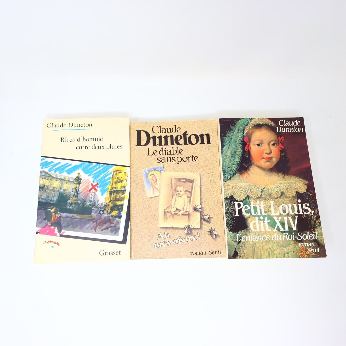 Lot 3 Claude Duneton Diable Sans Porte Petit Louis Dit Xiv Livres Français Roman