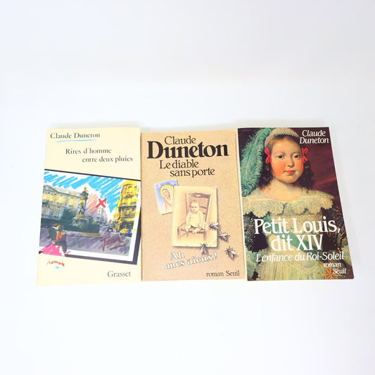 Lot 3 Claude Duneton Diable Sans Porte Petit Louis Dit Xiv Livres Français Roman