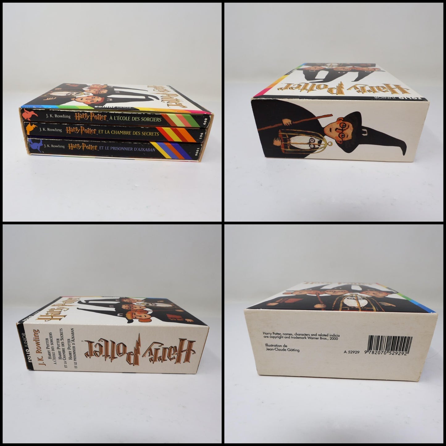 Harry Potter Coffret #1-3 École des Sorciers/Chambre des Secrets/Azkaban Rowling
