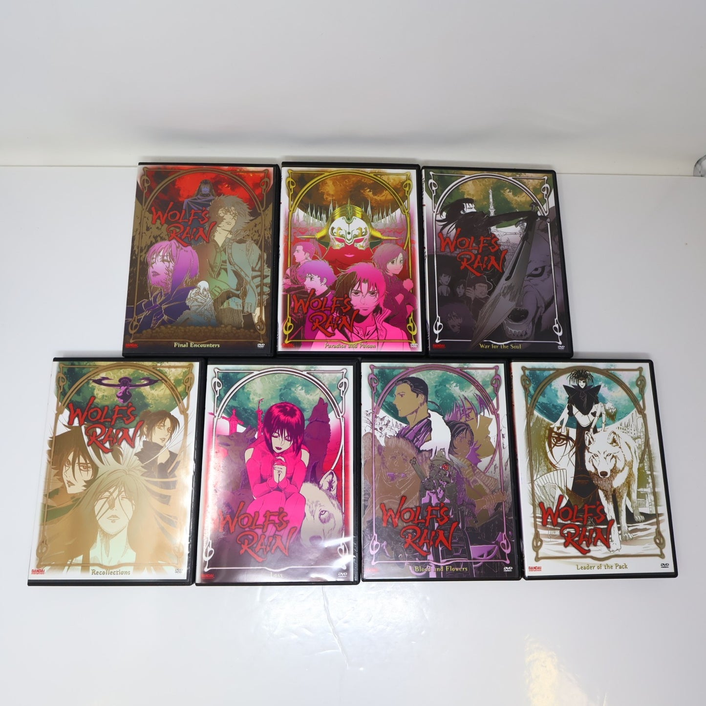 Wolf’s Rain Limited Edition Box Set DVD Anime Complete Series #1-7 Bandai NTSC