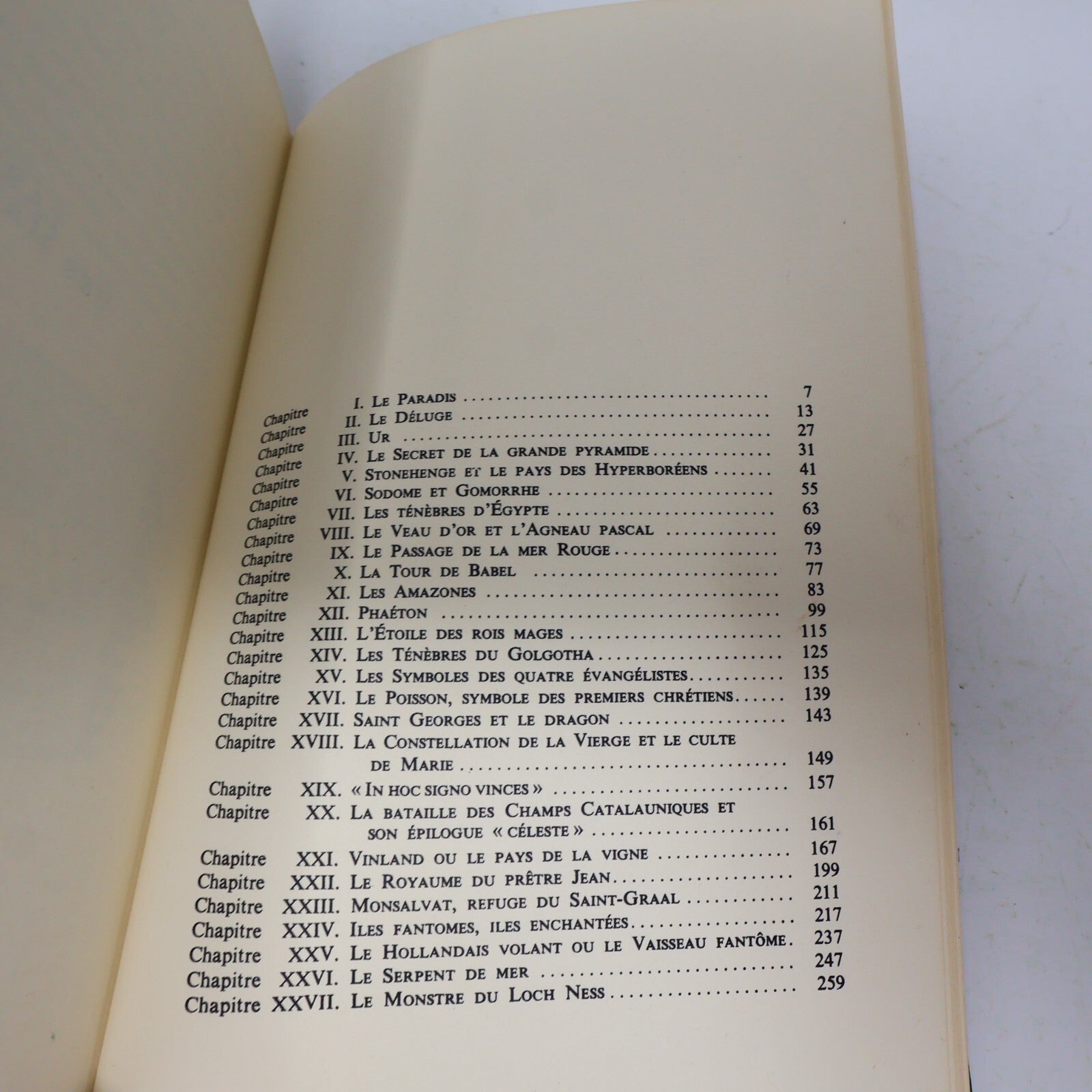 1975 Les Grandes Énigmes de l'Univers Richard Hennig Ésotérisme Tchou Français