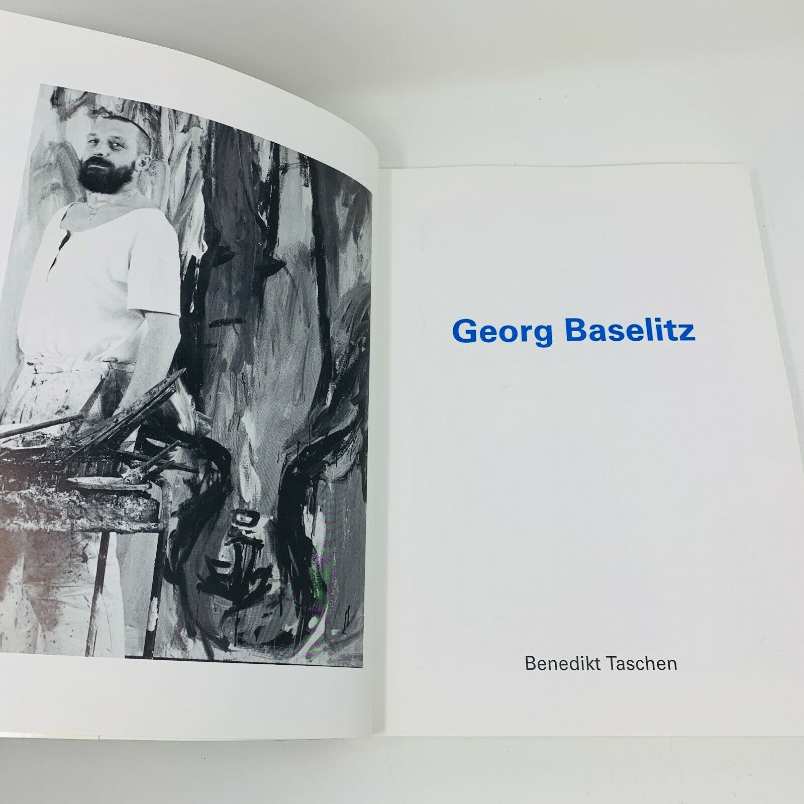 1994 Georg Baselitz by Franz Dahlem Tashen Paperback Art Work Paintings Book