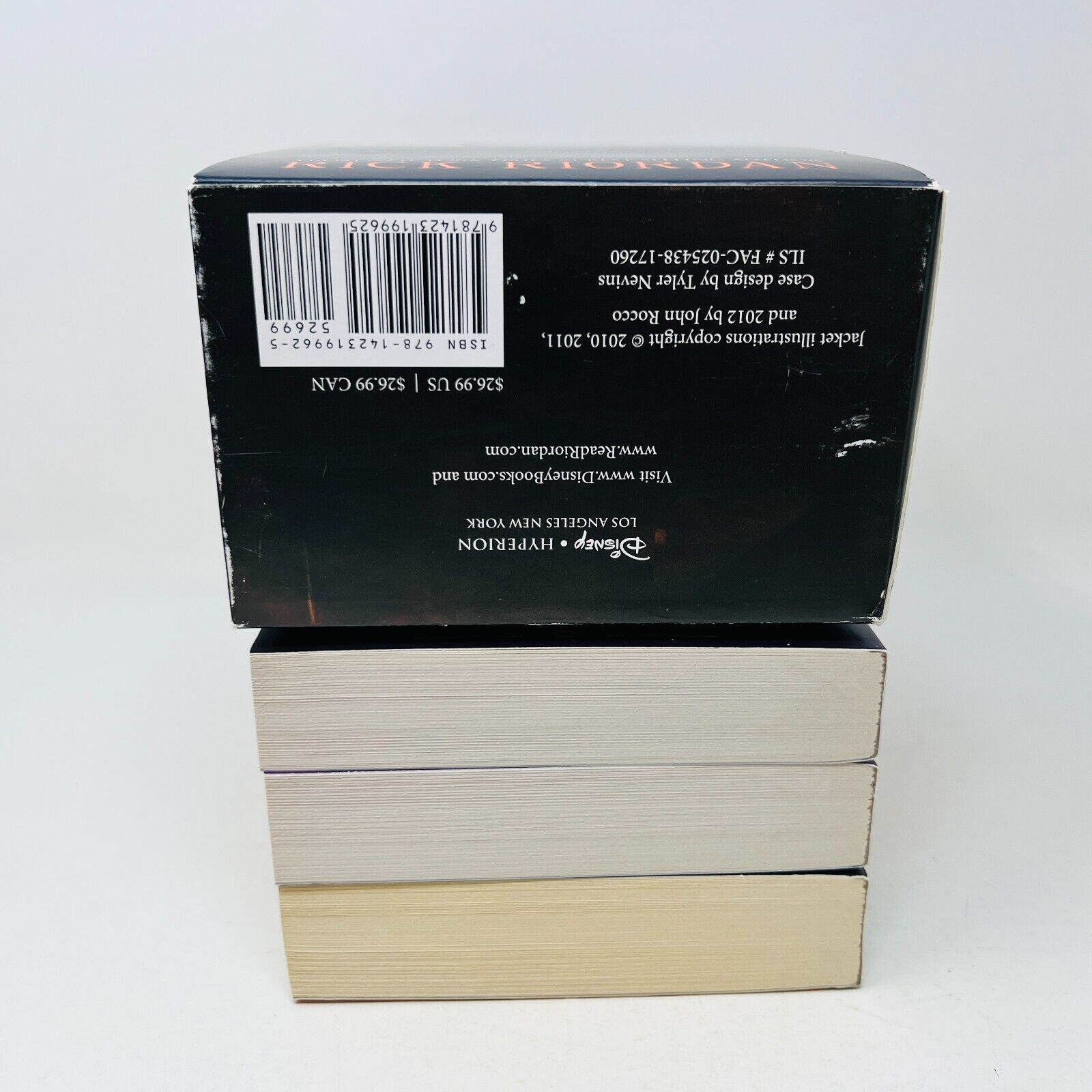 2013 The Kane Chronicles Complete Series Hyperion Box Set by Rick Riordan PB