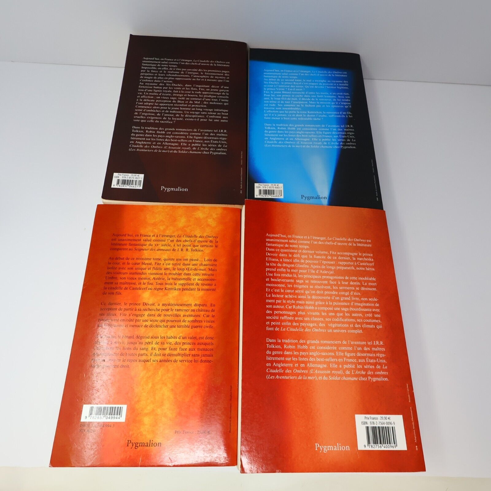 Lot 4 Livres La Citadelle des Ombres #1-4 Robin Hobb Omnibus Fantasy Français PB